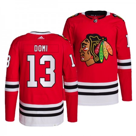 Miesten NHL Chicago Blackhawks Pelipaita Max Domi 13 Adidas Punainen Authentic Miesten NHL Chicago Blackhawks Pelipaita Max Domi 13 Adidas Punainen Authentic